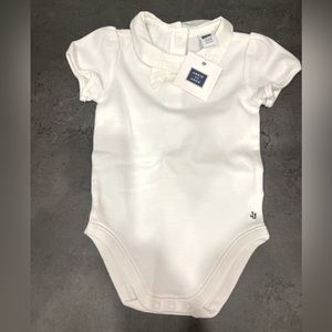 JANIE AND JACK BOW BODYSUIT 3-6 MONTHS